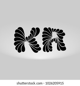 KR Logo, Decorative, Romantic