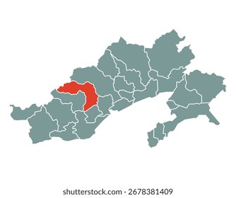 Distrito de Kra Daadi, em destaque no estado indiano de Arunachal Pradesh