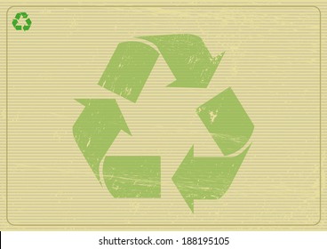 A kraft horizontal poster for your message.