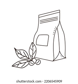 brown paper bag clip art black and white