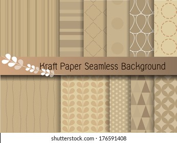 kraft paper seamless background