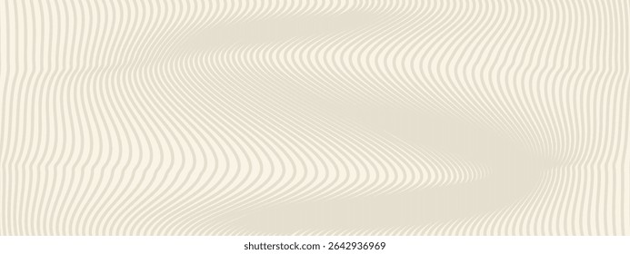 Kraft paper texture seamless pattern. Off-white vector striped cardboard background. Light beige milky color grainy textured bg. Vintage style backdrop. Horizontal handmade banner. modern art vector