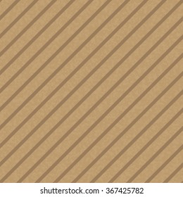 Kraft recycled paper texture vector. Seamless craft paper with diagonal lines subtle pattern overlay. Handmade designer brown paper.