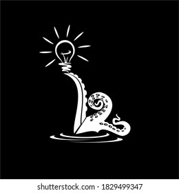 a kraken idea vektor logo