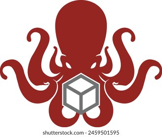 Kraken Logistic Logo Design by Kumau Studio