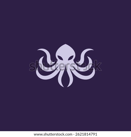 Kraken logo in clean, simple mythical design.