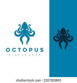 kraken logo vector illustration design inspiration, octopus logo, squid logo