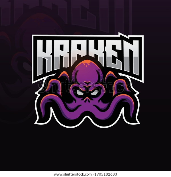 Kraken Mascot Esport Logo Team Stock Vector (Royalty Free) 1905182683 ...