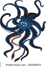 Kraken mythical sea monster