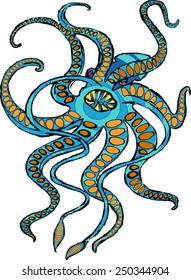 Kraken mythical sea monster