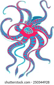 Kraken mythical sea monster