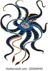 Kraken mythical sea monster