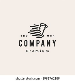 kraken octopus coffee hipster vintage logo vector icon illustration