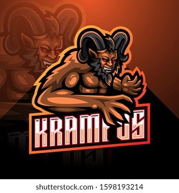 Krampus esport mascot logo design