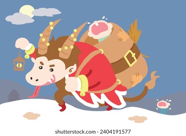 Krampus kidnaps children on Christmas night