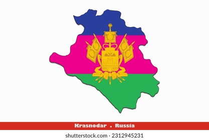 Bandera de Krasnodar - Óblast de Rusia