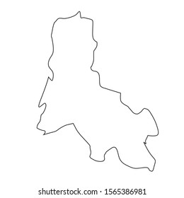 kratie region map cambodia country