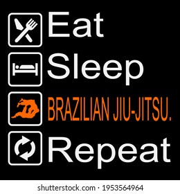 Krav Maga Brazilian ju-jitsu Vector Design. This illustration can be used as a print on T-shirts, cups, bags, Phone Case etc.