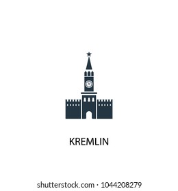 kremlin icon. Simple element illustration. kremlin concept symbol design from Russia collection. Can be used for web and mobile.