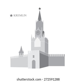 kremlin. moscow. banner design. stock vector