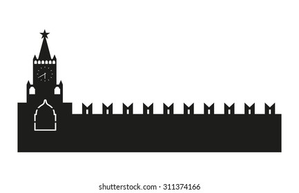 Kremlin silhouette