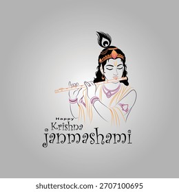 krishan janmashami wunsch vektor design	