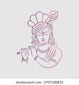 krishan janmashami wunsch vektor design	