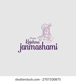 krishan janmashami wunsch vektor design	