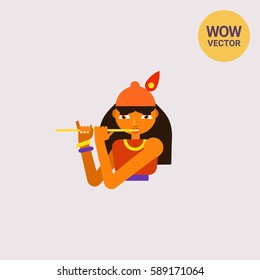 Krishna God Icon
