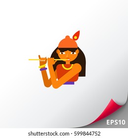 Krishna God Icon
