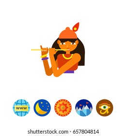 Krishna God Icon
