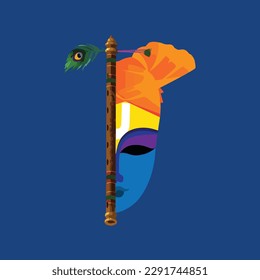 krishna janmashtami gokulashtami festival design