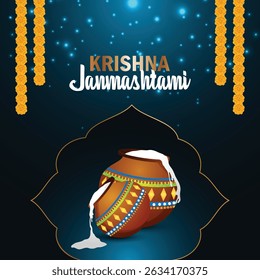 Krishna janmashtami com makhan mataki 
