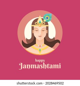 Krishna janmashtami social media banner