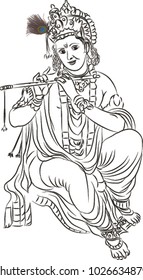 Krishna, Lord, Flute