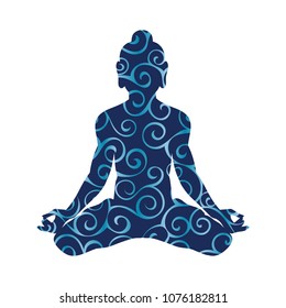 Krishna pattern silhouette traditional religion spirituality