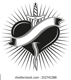 "Kriss" tattoo. Dagger Ã¢Â?Â?krissÃ¢Â?Â� in tattoo style