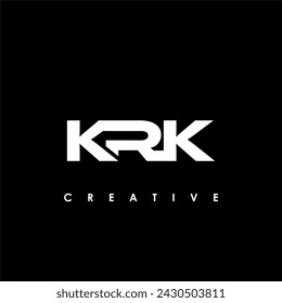 KRK Letter Initial Logo Design Template Vector Illustration