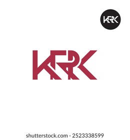 KRK Logo Letter Monogram Design