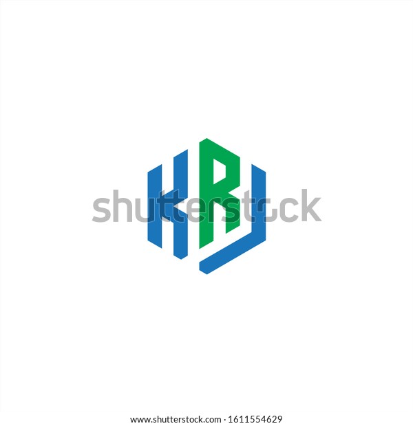 Krl Unique Monogram Style Logo Design Stock Vector Royalty Free Shutterstock