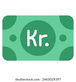 Krone Currency business money illustration