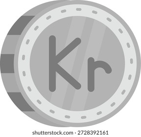 Krone Linie Vektor Icon Design