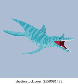 Kronosaurus	Carnivore Dinosaurier Leistungsstarkes Meeresraubtier, ähnelt einem riesigen Alligator