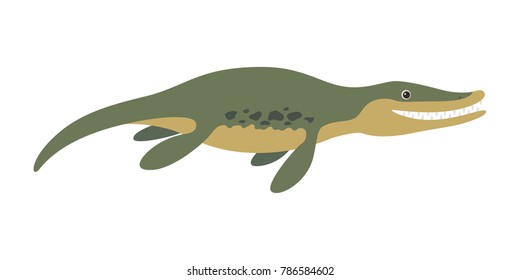 Kronosaurus floating dinosaur