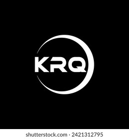KRQ Letter Logo Design, Inspiration for a Unique Identity. Modern Elegance and Creative Design. Watermark Your Success with the Striking this Logo.