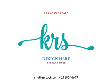 El logotipo con letras de KRS es sencillo, fácil de entender y autoritario