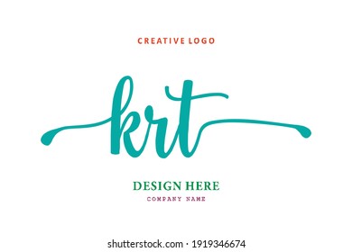 KRT lettering logo is simple, easy to understand and authoritative