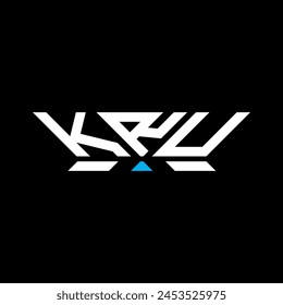 KRU letter logo vector design, KRU simple and modern logo. KRU luxurious alphabet design  