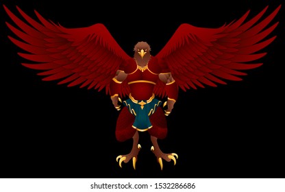 Krut  Lord Garuda  graphic vector