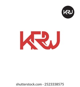 KRW Logo Letter Monogram Design